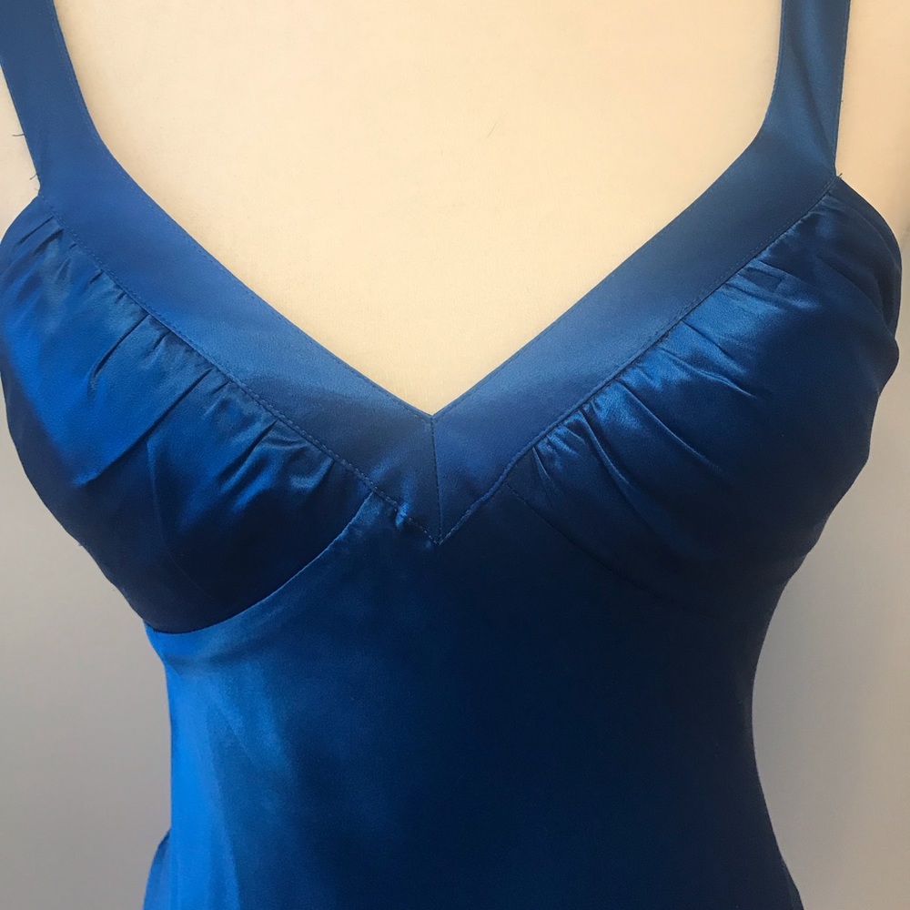 Adrianna Papell Petit Silk Dress - Picture 2 of 8